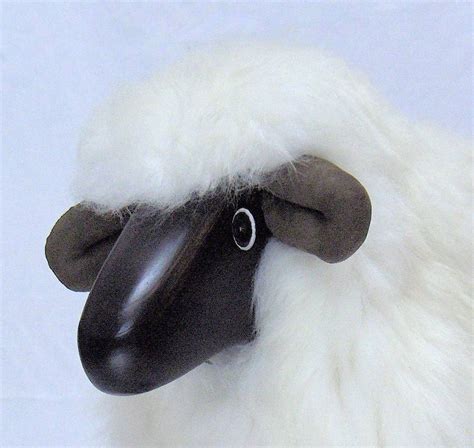 Ivory Fleece Lamb Seat Footstool By The Rocking Sheep Company