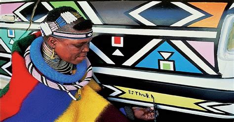 Esther Mahlangu Is Our Fav South African Artist The Daily Vox