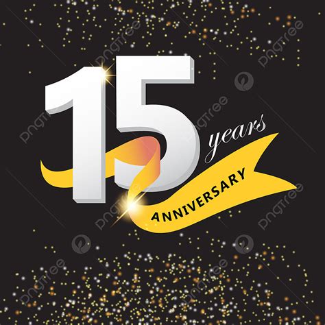15 Years Anniversary Vector Art Png 15 Years Anniversary Logo With