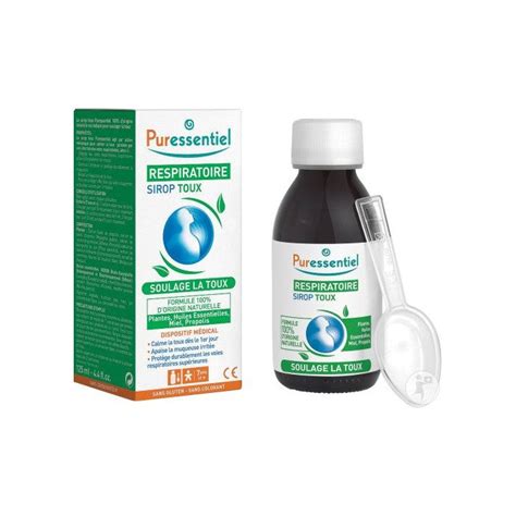 Puressentiel Respiratoire Sirop Toux Flacon De 125 Ml Puressen