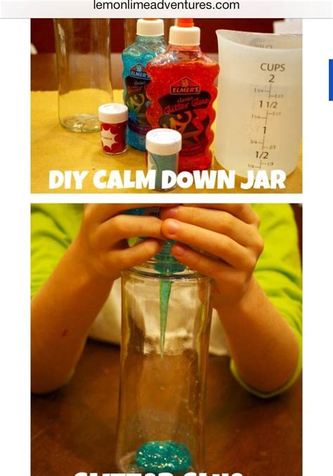 How To Make A Calm Down Jar Calm Down Jar Sensory Bottles Toddler