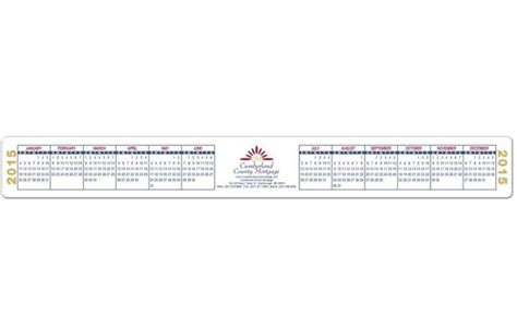 Monitor Calendar Strip Customized 4allpromos
