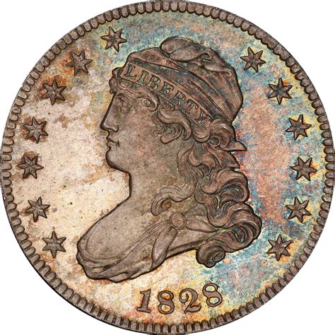 1828 Capped Bust Quarter Garrett Pcgs Cac Ms66 Ocnumis