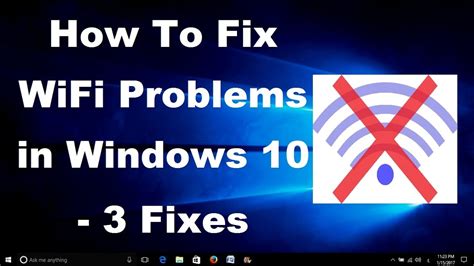 How To Fix WiFi Problems In Windows 10 3 Fixes YouTube