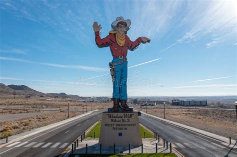 Wendover Will Mechanical Cowboy Sign Editorial Photo Image Of