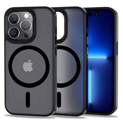 Tech Protect Magmat Magsafe Do Apple Iphone 13 Pro Czarny Etui Niskie