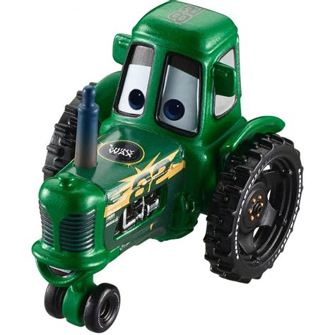 Disneypixar Cars Shiny Wax Tractor Die Cast Character Vehicle