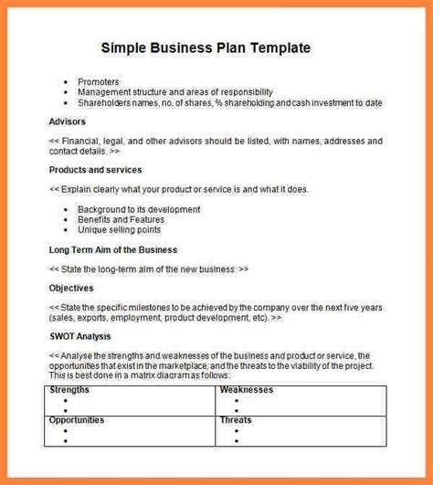 12 Easy Business Plan Sample Bussines Proposal 2017 For Basic