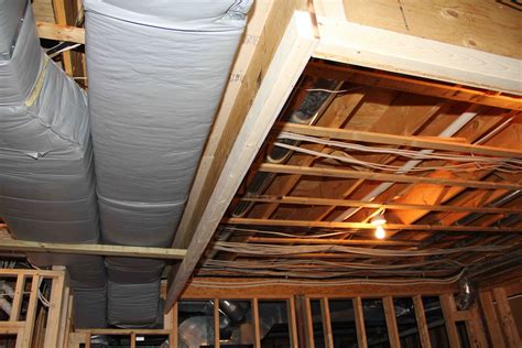 A pitched ceiling can open up your home by adding light and space. How to Build A Soffit Around Ductwork
