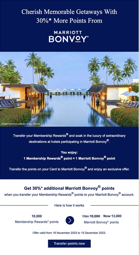Last 3 Days Amex Offering 30 Bonus For Marriott Bonvoy Conversion