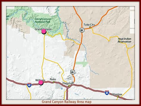 Grand Canyon Railway Group Area Map For Grand Canyon Railw Flickr