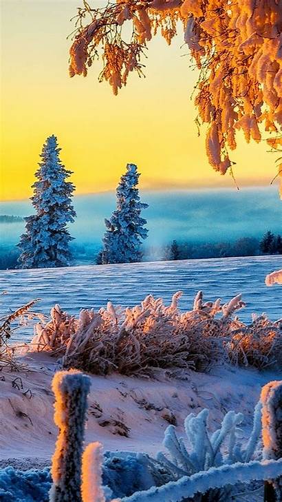 4k Ultra Nature Winter Iphone Wallpapers Sunrise