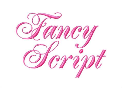 9 Embroidery Fonts Free Sample Example Format