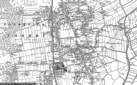 Historic Ordnance Survey Map Of Formby 1906 Francis Frith