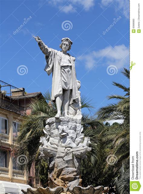 Christopher Columbus Stock Photo Image Of Italia Pedestal 83886860