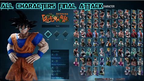 Jump Force All Character Final Attack Youtube