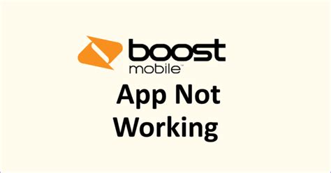 How To Fix Boost Mobile App Not Working Networkbuildz