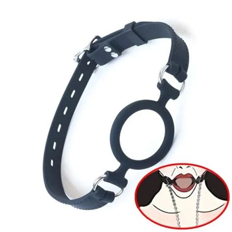 OPEN MOUTH BONDAGE Spider Gag O Ring Oral Fixation Deep Throat SM Slave Cosplay PicClick