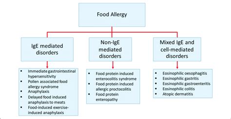 The Classification Of Diseases That Cause By Food Allergy