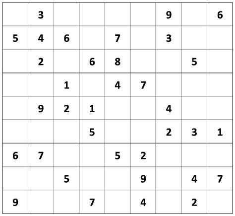 Leere sudoku vorlagen zum ausdrucken. Sudoku Einfach Zum Ausdrucken - Ausmalbild.club