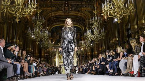 Balmain Brings All The Glamour At Paris Fashion Week Ss18