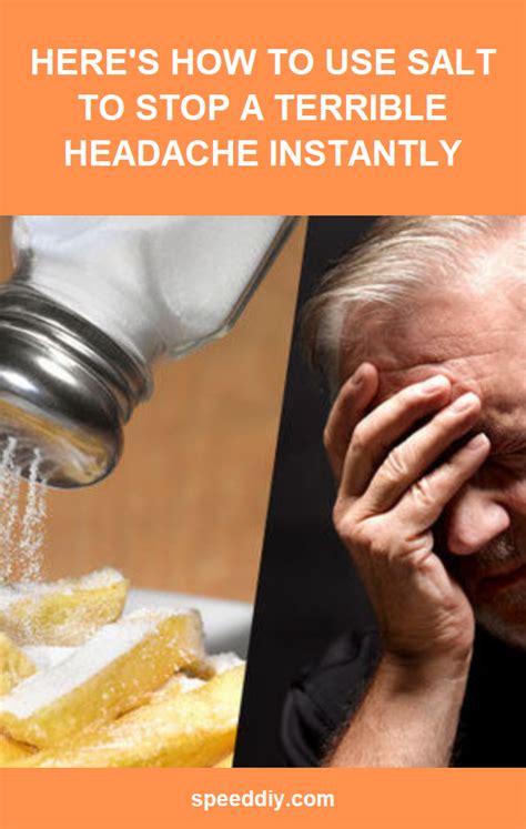 Heres How To Use Salt To Stop A Terrible Headache Instantly Body