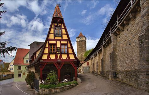 Georgsbrunnen, rothenburg ob der tauber: Fotos Deutschland Rothenburg ob der Tauber Straße Haus Städte