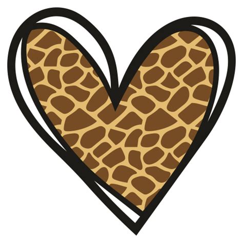 Leopard Print SVG | Leopard Heart Pattern Svg | Animal ...