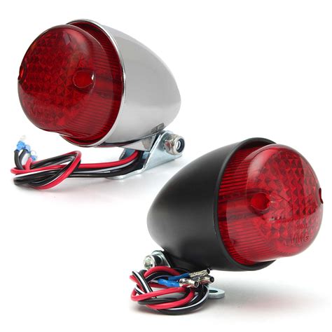 Universal 12v Motorcycle Led Rear Tail Brake Stop Running Light