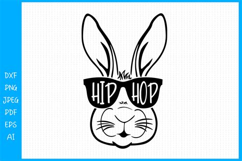 Easter Bunny Hip Hop Graphic By Seleart · Creative Fabrica