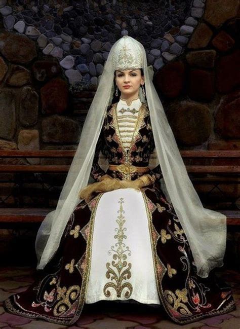 Circassian Bride Clothing Style Early 20th Century Turkish Wedding