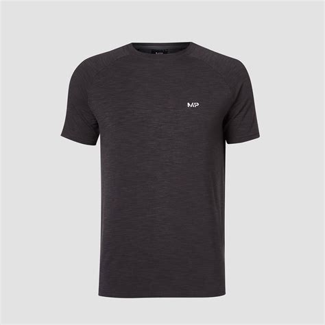Mp Mens Performance Short Sleeve T Shirt Black And Grey Myprotein™
