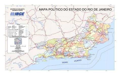 Political Map Of The State Of Rio De Janeiro Brazil Full Size Ex