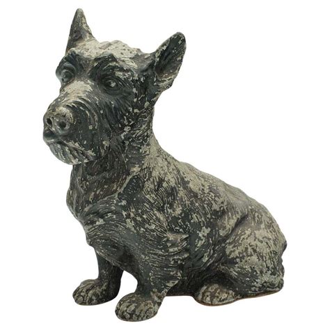 Antique Decorative Scottish Terrier British Ornamental Scottie Dog