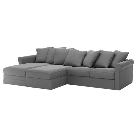 GrÖnlid 4er Sofa Mit Récamieren Ljungen Mittelgrau Ikea Österreich