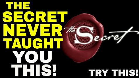The law of attraction is a law of nature. The Secret Movie | Law of Attraction Secrets They Didn't ...