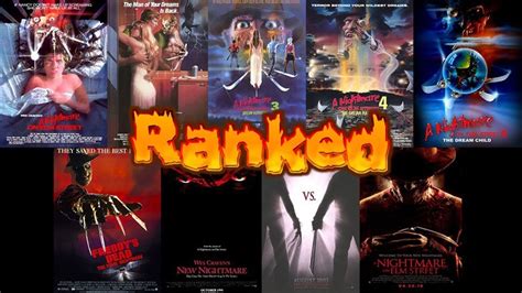 A Nightmare On Elm St Franchise Ranking Youtube