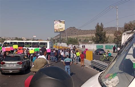 Bloqueo Provoca Caos Vial En La Autopista M Xico Puebla