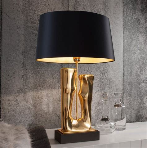 Choose from contactless same day delivery, drive up and more. Dynamic gold table lamp with black shade | Modern table ...