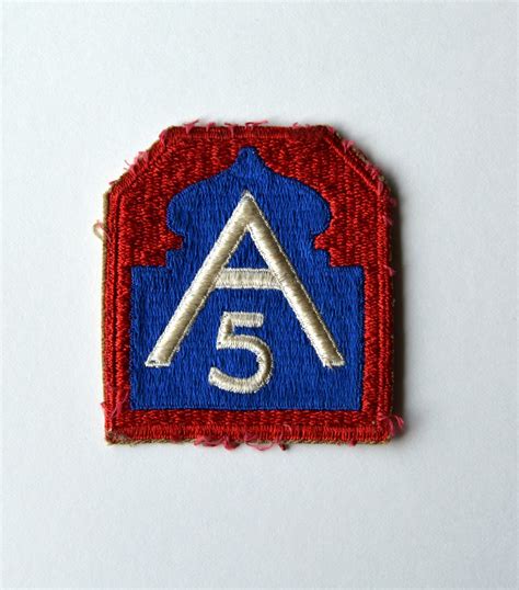 A5 Army Patch Army Military