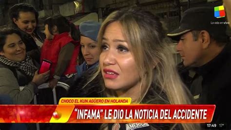 La reacción de Karina La Princesita al enterarse que el Kun había chocado