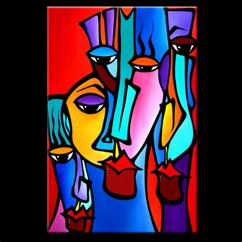 Crazy Loco Original Abstract Painting Modern Pop Art Contemporary