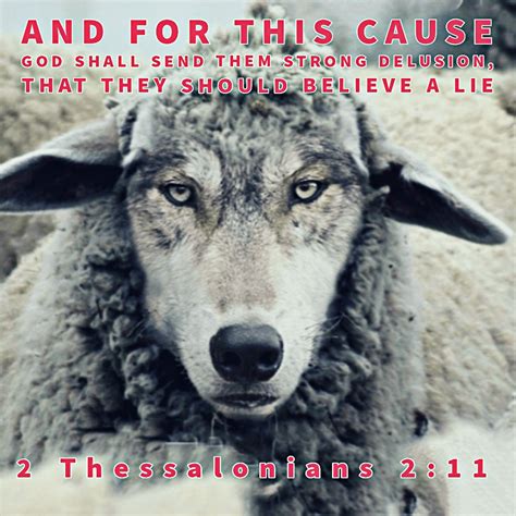 And for this cause God shall send them strong delusion, that they ...