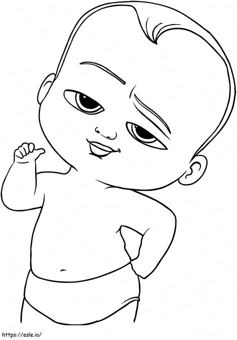 1541986110 Boss Baby 7 Coloring Page