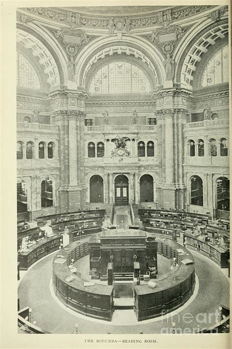Library Of Congress The Rotunda Reading Room V3 Photograph By