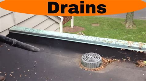 Flat Roof Drain How It Works And Best Practice Youtube