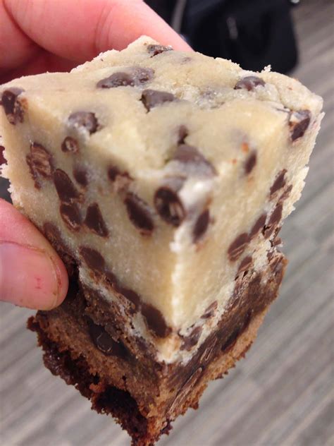 Chocolate Chip Cookie Dough Brownies Chelsweets