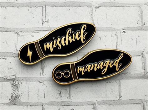Mischief Managed Pin Set · 7 Deadly Pins · Online Store Powered By Storenvy