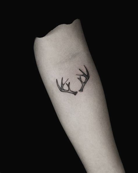 Deer Antler Tattoo Stellatxttoo Stellatxttoo Arm Tattoos For Women Antler Tattoo Antler Tattoos