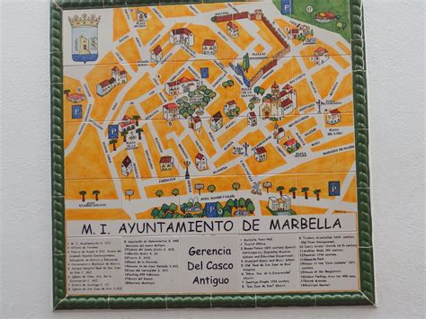 Map Of Marbella Old Town Joanna Styles